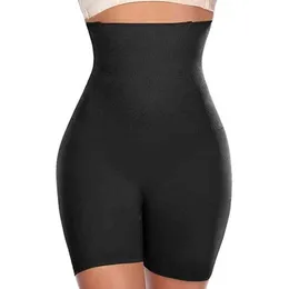 Mutandine contenitive a vita alta Donna Shapewear senza cuciture Pantaloncini arrotolati Spanx Stomaco Disossante Mutandine dimagranti Pancia Gambe strette Y220311