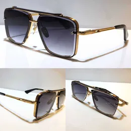 2021 Popularny model m Sześć okularów przeciwsłonecznych Metal Vintage Moda Styl Okulary Square Bezramowe Obiektyw UV 400 pochodzi z pakiet klasyczny styl