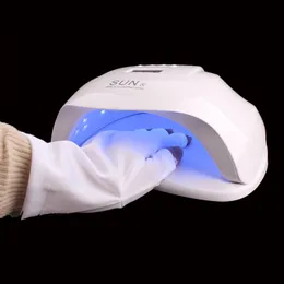 抗 UV ネイル手袋 UV ジェルシールド治療手袋指なしマニキュアネイルアートツール LED ランプドライヤー放射線手の保護