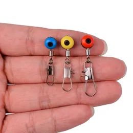 20pcs/lot Fishing Float Bobber Stops Space Beans Swivel Connectors Sea Fishing Saltwater Metal Plastic Tools Accessories