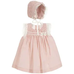 Dziewczynek Dress Hiszpania Princess Birthday Party Tutu Sukienki z Kapeluszowe Spodnie Zestaw Robe Fille Niemowlę Maluch Garnitur Dzieci Odzież 210615