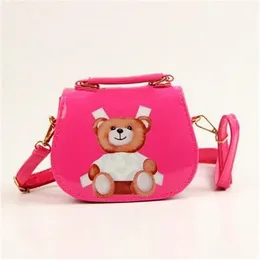 Children Designer Handbag Lovely Kids Girls Messenger Bag patent Leather Toddler Girls Baby Purse Candy Color Shoulder Bags