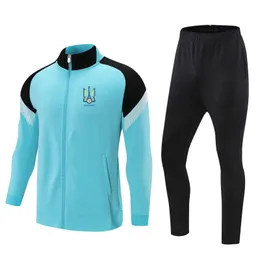Ucraina Sport per il tempo libero per bambini Set Cappotto invernale Attività all'aperto per adulti Abbigliamento da allenamento Tute sportive Camicie giacca
