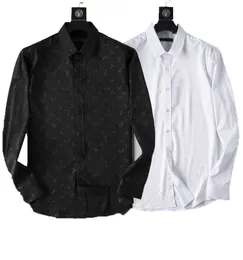 2021 Camicia da uomo Luxurys Designers Abbigliamento da uomo Casual bussiness Shirtsa Classic Uomo Camicie da uomo Manica lunga Marca Moda Primavera M-3XL # 012