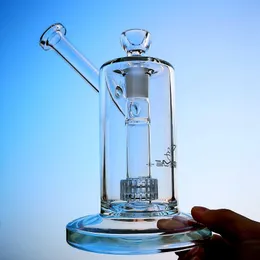 8 inç kalın nargile sidecar ağızlık cam bongs çıkartması mobius yağı dab kuleleri davul percolator su boruları kase ile 18mm kadın eklemi