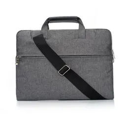 Bärbar dator handväska med band för MacBook Air Pro Case 11 12 "15,4 tums mjuk dragkedja Notebook Sleeve Bag