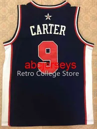 #9 Винс Картер #10 Кевин Гарнетт баскетбол Джерси Ретро возврат баскетбол Джерси настраивает номер любого размера NCAA XS-6XL