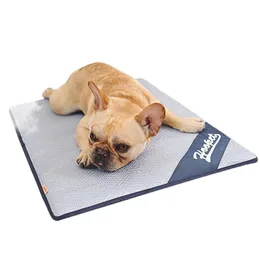 Kennels & Pens Summer Dog Mat Cooling Ice Pads For Small Medium Large Dogs Cat Blanket Sofa Breathable Cushion Mattress Washable Pet Bed