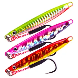 New Lead Fish Laser Jig Bass Salmon Fishing Lure 18g 21g 30g Deep Sinking High Reflection jllaQv insyard 505 X2