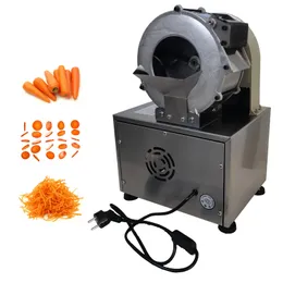 Automatic Vegetables Cutting Machine Commercial Potato Carrot Ginger Slicer Shred Electric Manual Vegetable Cutter