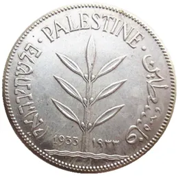 Palestina (1927-1942) 8 pezzi di data per scegliere 100 Mils Craft Silver Plated Copy Coin accessori per la decorazione della casa