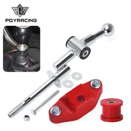 Pqy - 6 velocidades de aço e alavanca de deslocamento poli shifter shifter 85a kit de bucha para 04+ subaru wrx sti pqy-sft01-6 + ssb02