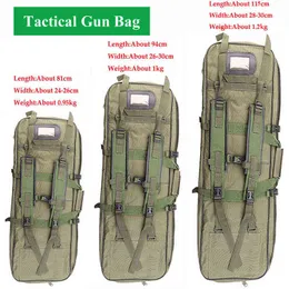 Tactical Gun Bag Military Equipment Shooting Hunting Bag 81/94/115CM Outdoor Airsoft Rifle Case Gun Carry Protection Backpack Y1227