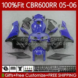 OEM Fairings dla Honda CBR600F5 CBR 600 RR F5 CC Blossy Blue 2005 2006 Body 72no.148 CBR 600F5 600CC 600RR 05-06