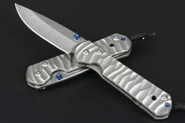 Высочайшее качество карманный складной нож D2 каменная мытье капельницы лезвия TC4 титановой сплав ручка открытый кемпинг туризм EDC тактические ножи с розничной коробкой