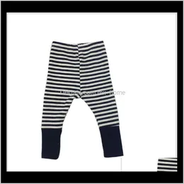 Strumpfhosen Baby Mutterschaft Drop Lieferung 2021 Kleinkind Jungen Mädchen Gestreifte Leggings Baumwolle Kinder Hosen Baby PP Hosen Frühling Herbst Kinder kleidung