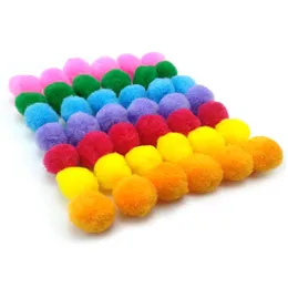Assorted Colour Pom Pomes Multicolor Arts and Crafts Poms Balls for DIY Creative Crafts Decorations Various Sizes Select