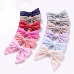 Hot trends in Europe and America Girls hairpin Headdress Cotton and linen cloth Swallowtail butterfly Hairpin Children hairpin monochrome
