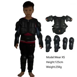 Мотоциклетные брони Детский костюм Грязное велосипедное грудное отверстие для позвоночника Задняя плечо рычага локтя колена Motocross гоночные лыжные лыжи1