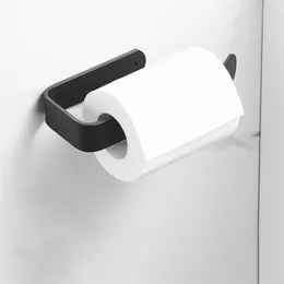 Toilettenpapierhalter, schwarz, für Badezimmer, Wandmontage, Küchenhandtuchhalter, Aufbewahrungsregal 210720