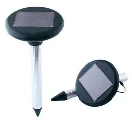 Effektiva kontroller Solar Powered Outdoor Garden Yard Ultraljud Sonic Mouse Mole Vole Cat Bird Snake Rodent Repeller