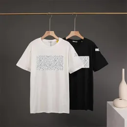 Herren T-Shirts Sommer T Baumwolle Luxus Kurzarm Mode Brief Streetwear Runde Basic Styles