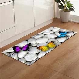 Plaża Stone Shell Drukuj Kuchnia Mata Non Slip Obszar Dywan Nowoczesny Pokój dzienny Balkon Łazienka Nordic Carpet Doormat Korytarz Kąpiel 220301