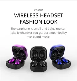 S6 PLUS TWS Wireless Earbuds Удобная Мини-кнопка Bluetooth Наушники Наушники HiFi Sound Бинауральные Заготовки 9D Спортивная гарнитура DHL