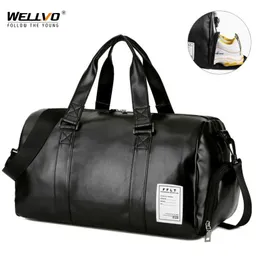 Travel Bag Carry on Luggage Duffel Bags Large PU Leather Tote Belt Weekend Crossbody Bag Overnight Solid sac de voyage XA88WC 2103261S