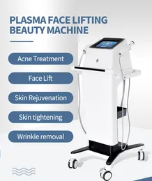 Portatile 3 in 1 Terapia calda e fredda Trattamento dell'acne lifting del viso ringiovanimento della pelle rimozione delle rughe penna al plasma di ozono macchina di bellezza dei fibroblasti