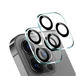 3D transparent reporistent bakre kameralinsskydd Skyddande tempererat glas med flashcirkel f￶r iPhone 14 Pro Max 14Plus 14Pro 13 12 mini 11 12Pro