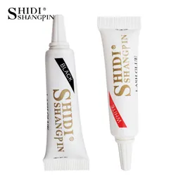 Pegue adhesivo de pesta￱as para pesta￱as postizas de p￡rpado doble blanco transparente y negro 9 ml coloris adhesivo de pesta￱as de maquillaje