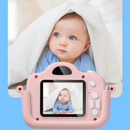 Party Favor Mini Cartoon Po Camera Toy 2 tums HD-skärm Barndital Video Recorder Videokamera Kids Girls Gift No TF-kort