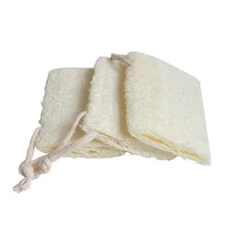 6 tum 100% naturlig loofah svamp baddusch maträtt rengöring borste komprimerad loofah