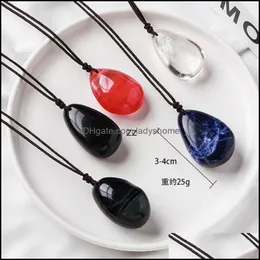 그리고 예술, 공예 선물 선물 가정 정원 불완전한 varity natural crystal quartz 거친 세련된 예술 레이키 치유 차크라 드롭 모양의 펜던트 타원형