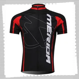 Ciclismo Jersey Pro equipe Merida Merida Mens Verão Quick Seco Seco Uniforme Mountain Bike Camisas Estrada Bicicleta Tops Roupas De Corrida Ao Ar Livre Sportswear Y21041202