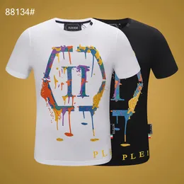 PLEIN BEAR T-Shirt Herren-Designer-T-Shirts Markenkleidung Strass-Schädel-Männer-T-Shirts Klassische hochwertige Hip-Hop-Streetwear-T-Shirt Lässige Top-T-Shirts PB 11338