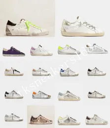 ﾄ2022 Vendita di scarpe firmate stivale Donna Luxury Golden Super Star Sneakers Scarpe da ginnastica Paillettes Classic White Do-Old Dirty Men Casual R