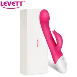 Levett-vibrador Rabbit 64 com vibrao, brinquedos sexyuais eróticos, para mulheres, estimulação do clitris, ponto g e vagina