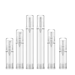 5 10 15 ml Airless-Pumpflaschen, leer, nachfüllbar, Vakuumpumpe, Creme-Lotion-Flasche, Reise-Sprühflaschen, Toilettenartikel, Flüssigkeitsbehälter für kosmetisches Make-up