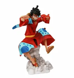 Cute Anime One Piece Wano Country Monkey D Luffy Kimono Ver. GK PVC Action Figure Statue Collectible Model Kids Toys Doll 21cm