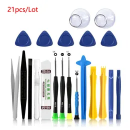 Kit de ferramentas de reparo de celular 21 em 1 Spudger Pry Opening Tool conjunto de chave de fenda para iPhone X 8 7 6S 6 Plus tablets kits de ferramentas manuais