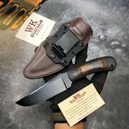 Hot katana coltello a lama fissa stone wash 80crv2 manico in acero nero campo di caccia sopravvivenza tattica coltello dritto strumento esterno