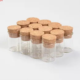 22 * 30 mm 5 ml Mini-Glasfläschchen Gläser Verpackungsflaschen Reagenzglas mit Korkstopfen leer transparent klar 100 Stück / LosGute Menge