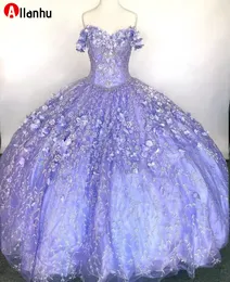 NOWY! 2022 Elegancki Robe de Bal Quinceanera Suknie Applicted Off The Ramię Sweet 16 Dress Pageant Suknie Vestidos
