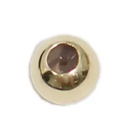 Beadsnice Gold заполнены 14k гладкие круглые бусины DIY делают ожерелье ювелирных изделий