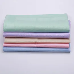 40cm Party 100% Cotton Handkerchief Male Table Satin Towel Mix Color