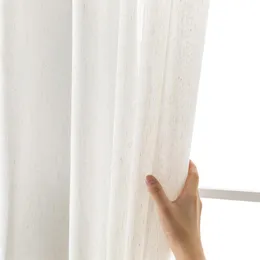 Gardin draperier cdiy japansk stil ren fönster gardiner linne tulle till sovrum vardagsrum kök voile blind