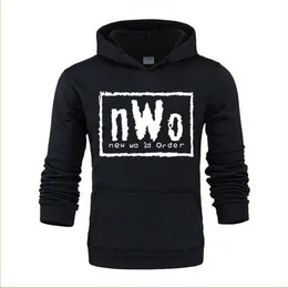 Vuxna män WCW Wrestling NWO World Ink Wolfpac Hoodies Män varumärke manliga kläder Camisetas