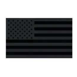 3x5ft Black American Flag 90x150cm Cienka niebieska linia flagi Stany Zjednoczone Stars Stripes